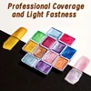 60 Colors Pearl Watercolor Pigment: Metallic Solid Paint Portable Art Kit for Painting - Perfect Holiday Gifts for Artists 6