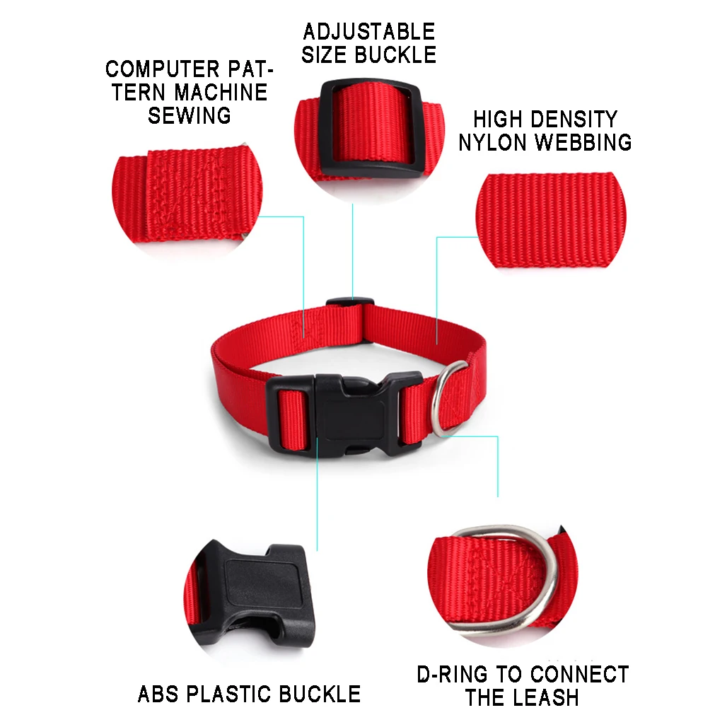 Dog Collar Pet Collar Pet Necklace Personalized Dog Collar Custom Pet Customized ID Collar Name and Phone Number Nylon Small Medium Large Accessories