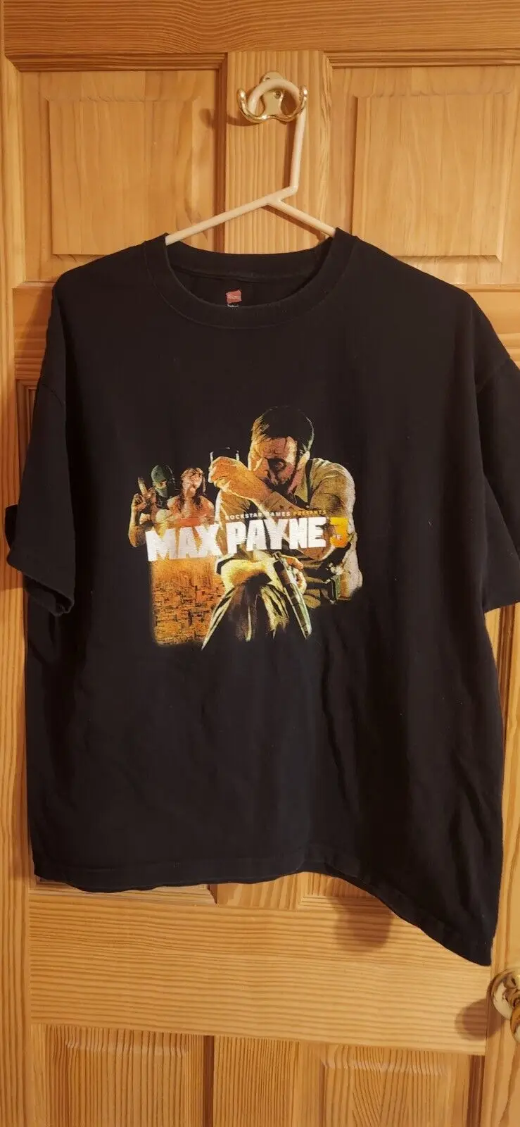 Max Payne 3 T-Shirt Promozionale Xl Nfr Camicia In Ottime Condizioni