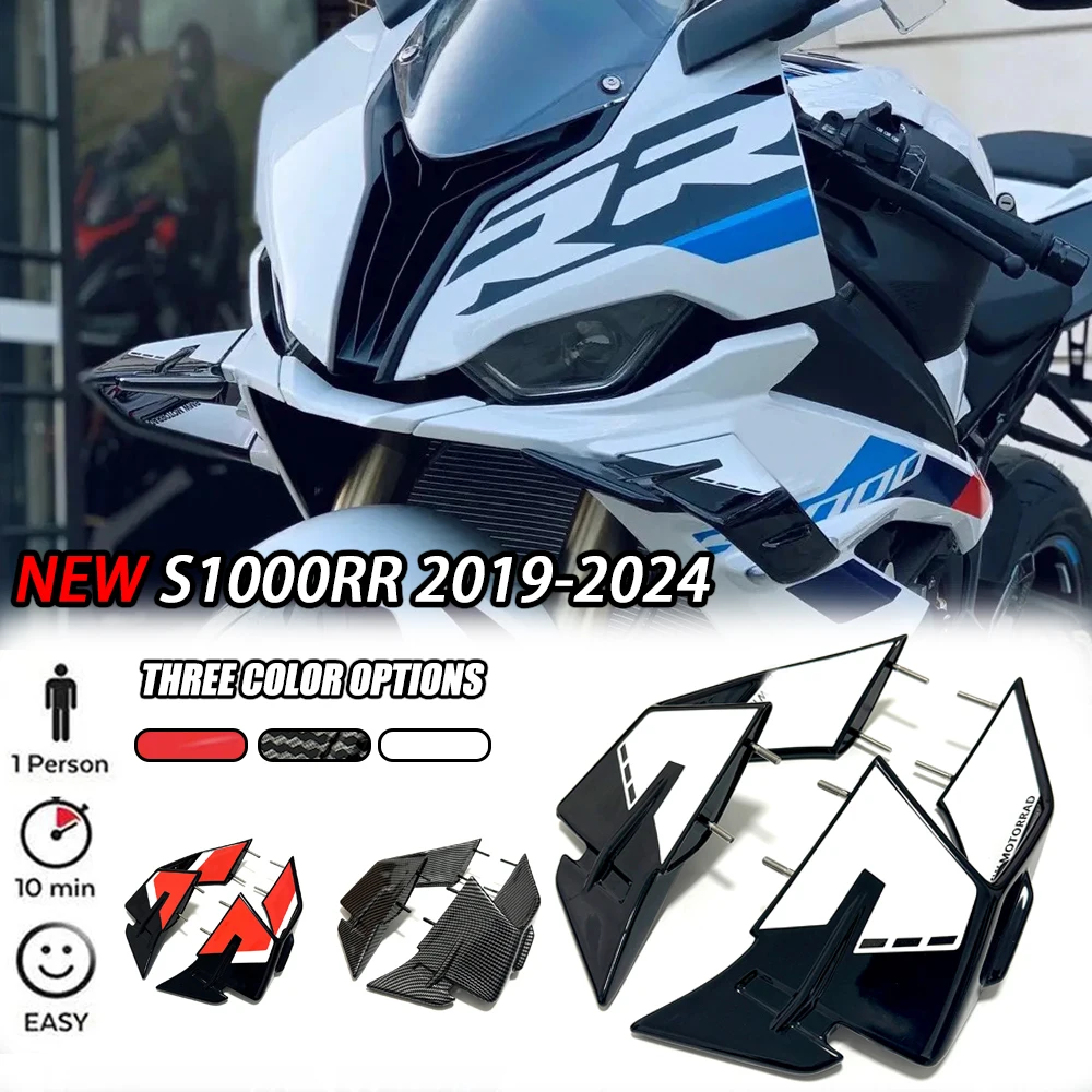 2019-2024 S1000Rr Wingletkit Per Bmw S1000Rr 2019 2020 2021 2022 2023 24 Accessori Moto Ala Fissa S1000Rr Aletta Fissa