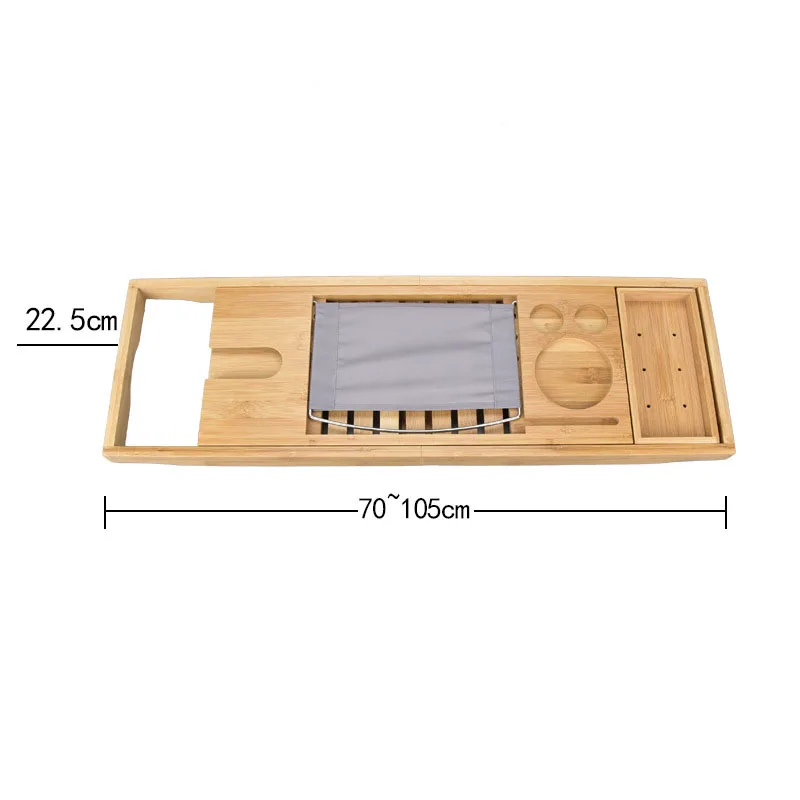 Extendable Bath Tray Bathtub Tray Bath Tub Bamboo Bathroom Shelf Tub Shelf Home Furniture