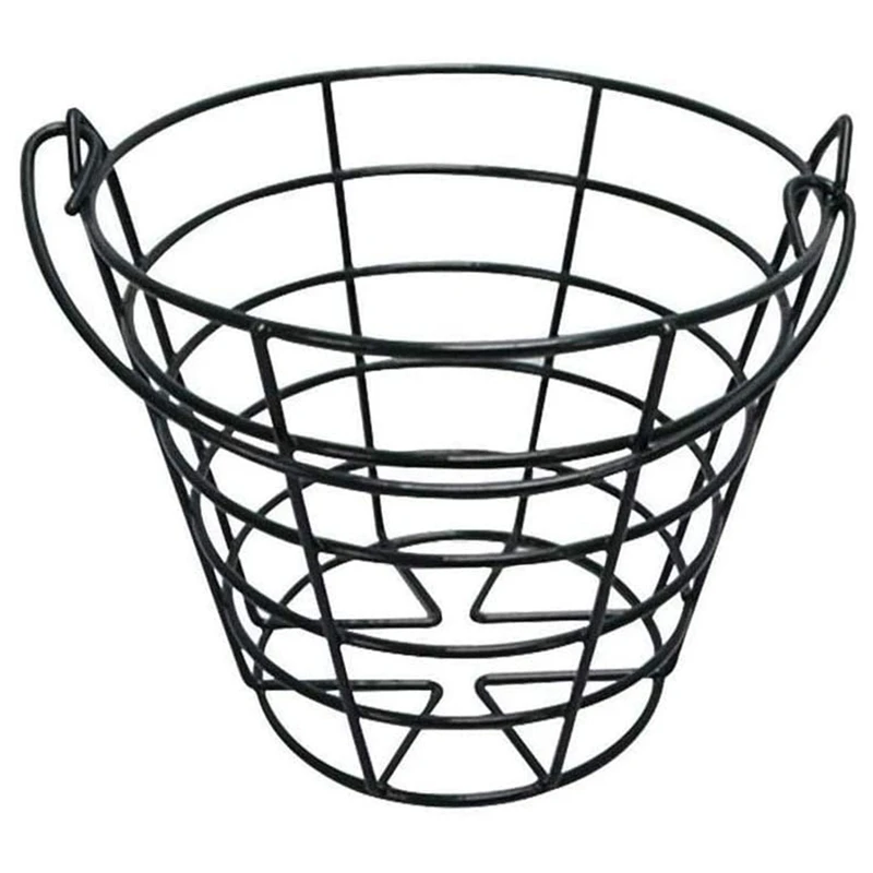 

Stainless Metal Golf Basket Golf Range Basket Golf Ball Container Ball Containers Holder Holds 50 Balls