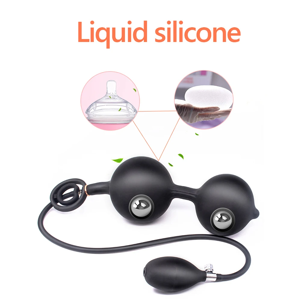 Düzenli şekilde sergilenen şişirilebilir tıkaç seti