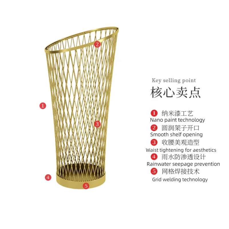 Nordic Creative Umbrella Holder Home Floor Iron Umbrella Stands Indoor Living Room Barrel Storage Tool Furniture