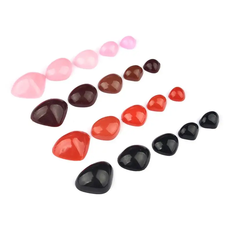 Triangle Safety Nose Plastic For DIY Doll Toy Bear Crafts Animal Safety Noses Crafts Making Puppet Toy Accessories Parts 100pcs doll handmade accessories