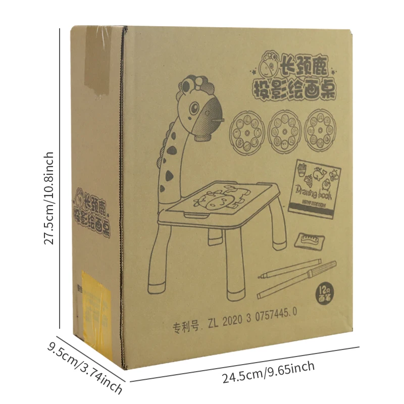 Children's Projection Drawing Board Multi-functional Drawing Table Projector Graffiti Puzzle Toy 5