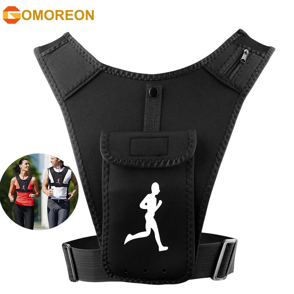 Running Vest West Biking Phone Holder Fold-out Phone Pouch