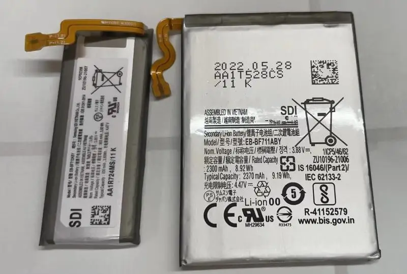 

New for EB-BF711ABY EB-BF712ABY Galaxy Z Flip3 5G F7110 Mobile Phone Batteries