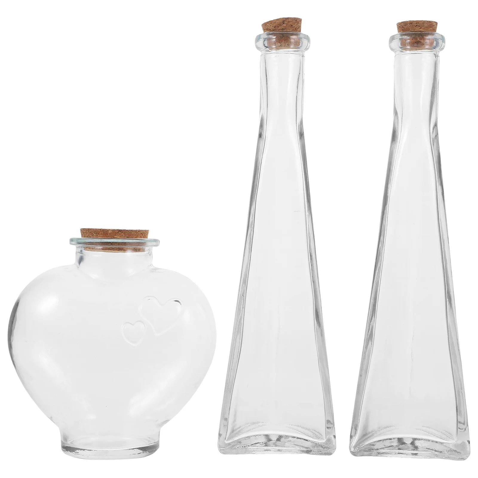 3Pcs Sand Ceremony Kit Wedding Vase