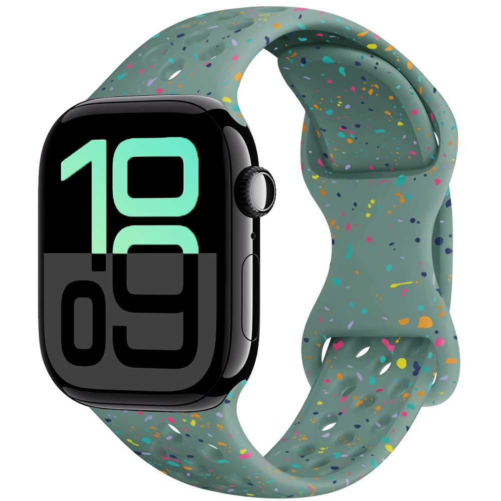 Premium Soft Silicone Band with Metal Buckle