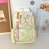 HAEX Funny Big Ear Backpacks Women Kawaii Candy Color Ribbon Mochilas Para Mujer Large Capacity Students DIY Doll Show Ita Bags 6