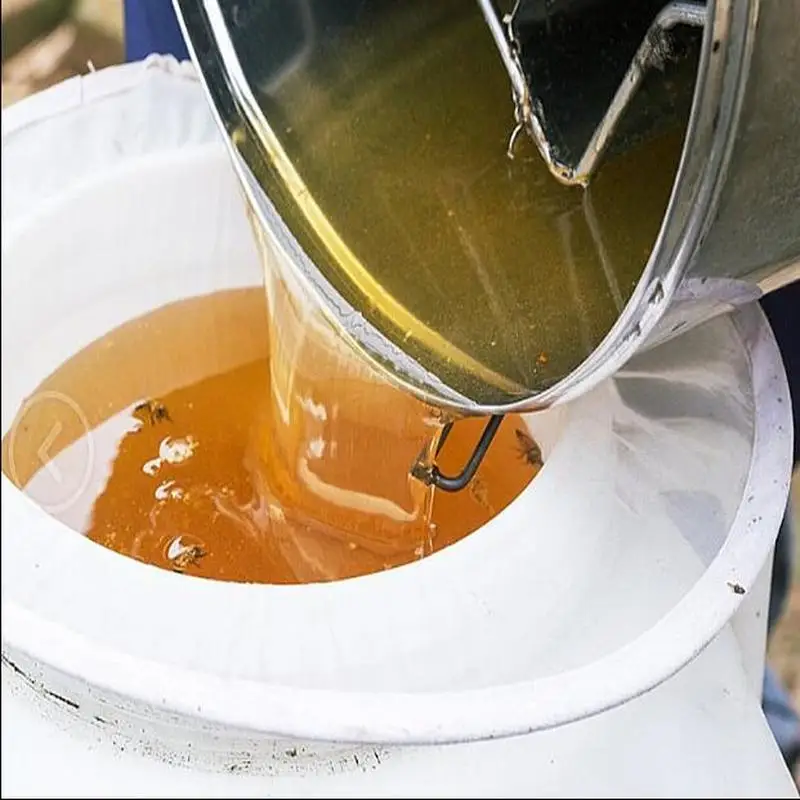 150 Mesh Nylon Sieve Mesh Honey Filter Pure Funnel Shape Strainer Net Screen Beekeeping Supplies Tool Impurity Filter Cloth