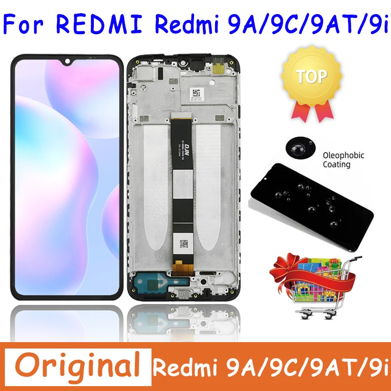 Pièces détachées téléphone mobile Xiaomi Original Ecran LCD & Vitre tactile Noir Assemblés Sur