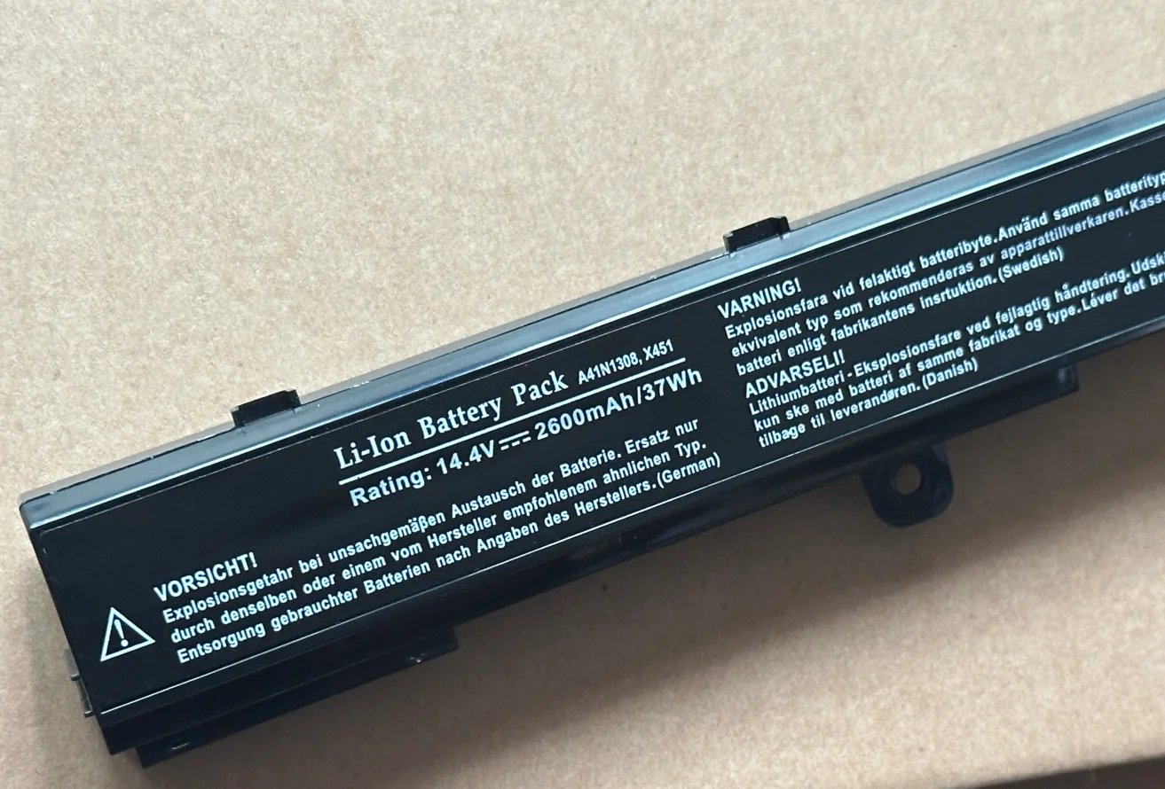 Akku Für Asus Laptop – Kompatibel Mit X551, X451, D550 Serie, 11.25V/2200mAh