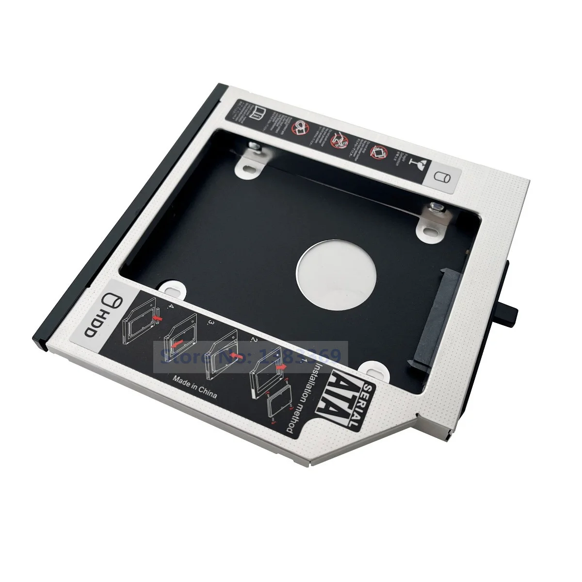 Nigudeyang 2Nd Ssd Hdd Hard Disk Case Tray Frame Caddy Per Ibm Lenovo Thinkpad T420 T420I T430 T430I W510 W520 W530 R400 R500