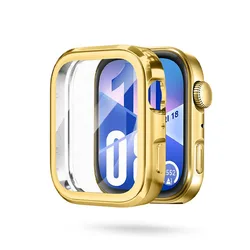 Premium Soft TPU Anti - Collision Protective Shell for Smartwatch Screen Protection (Gold)