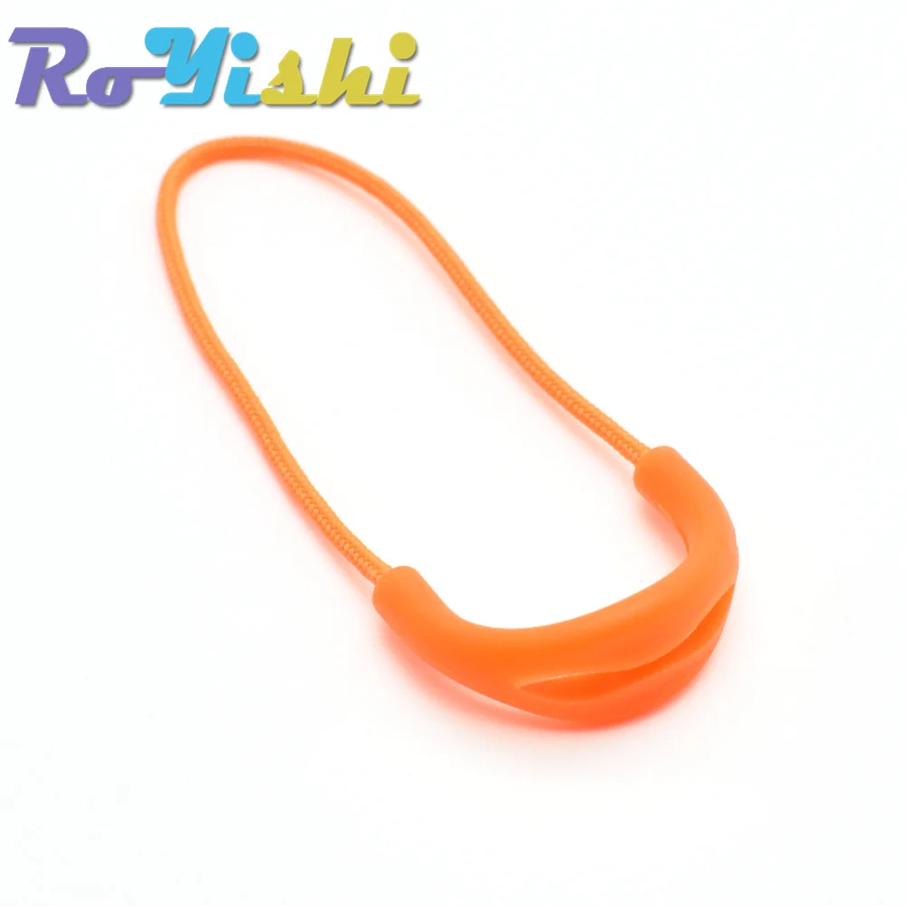 Zipper Pullers 10 Pcs Pack Mix Color U Shape Cord