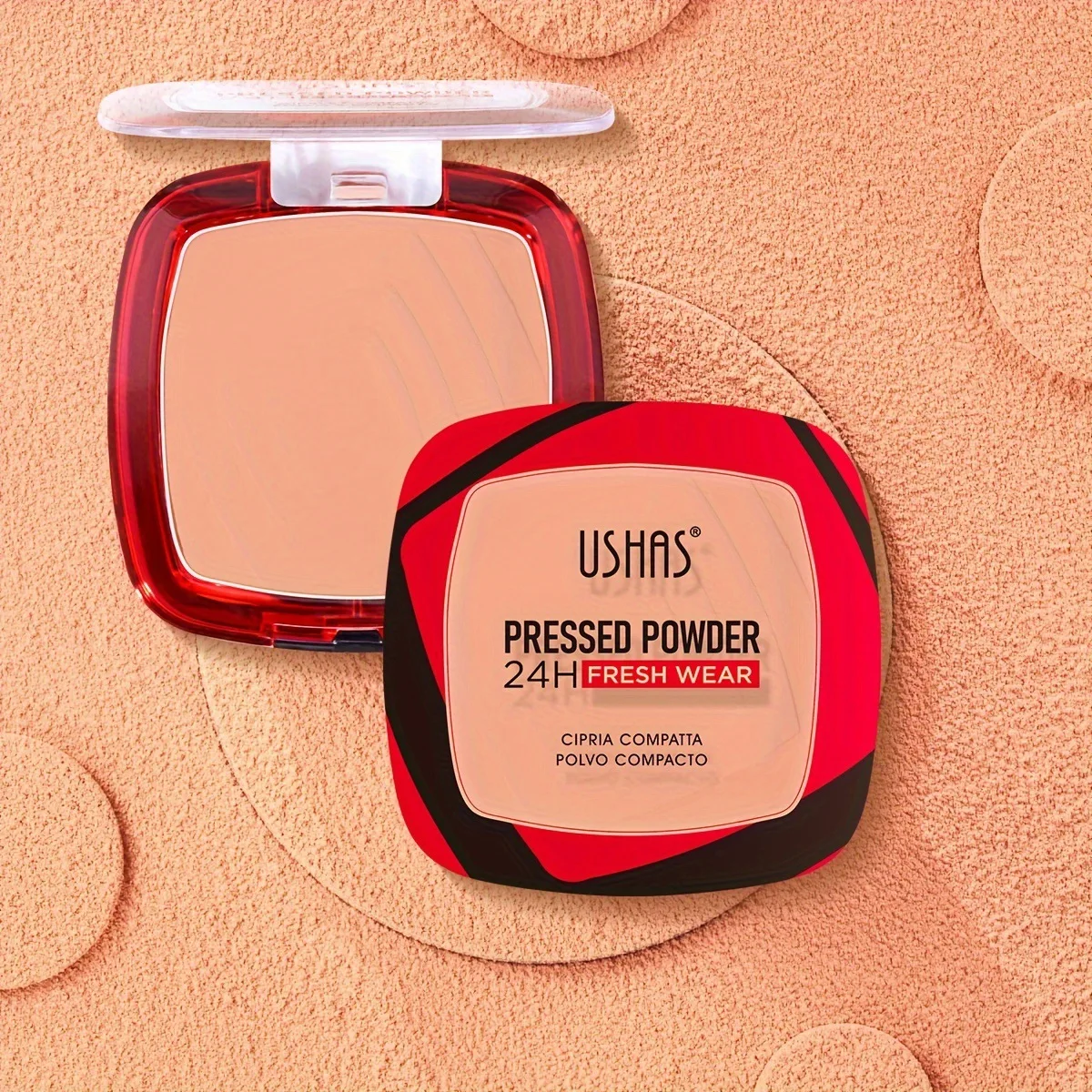 Description Picture 5 of itemLong Lasting Waterproof Makeup Powder Compact Setting Concealer Non Caking Moisturizing Loose Mineral Foundation