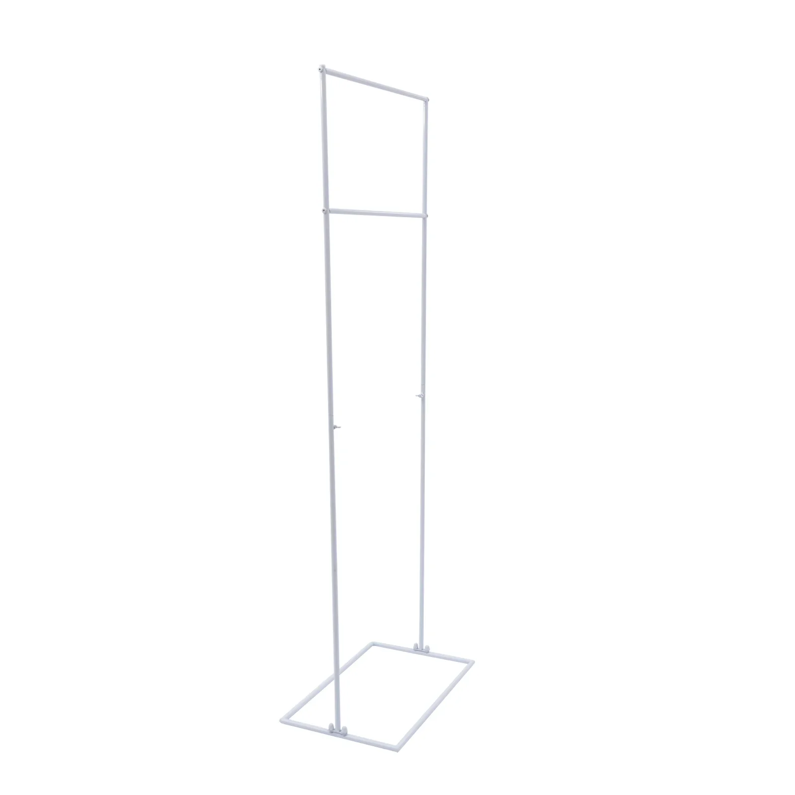 

61 inch Height Wedding Arch Stand with Bases Easy Assembly for Weddings Garden Party Event Decoration(White)