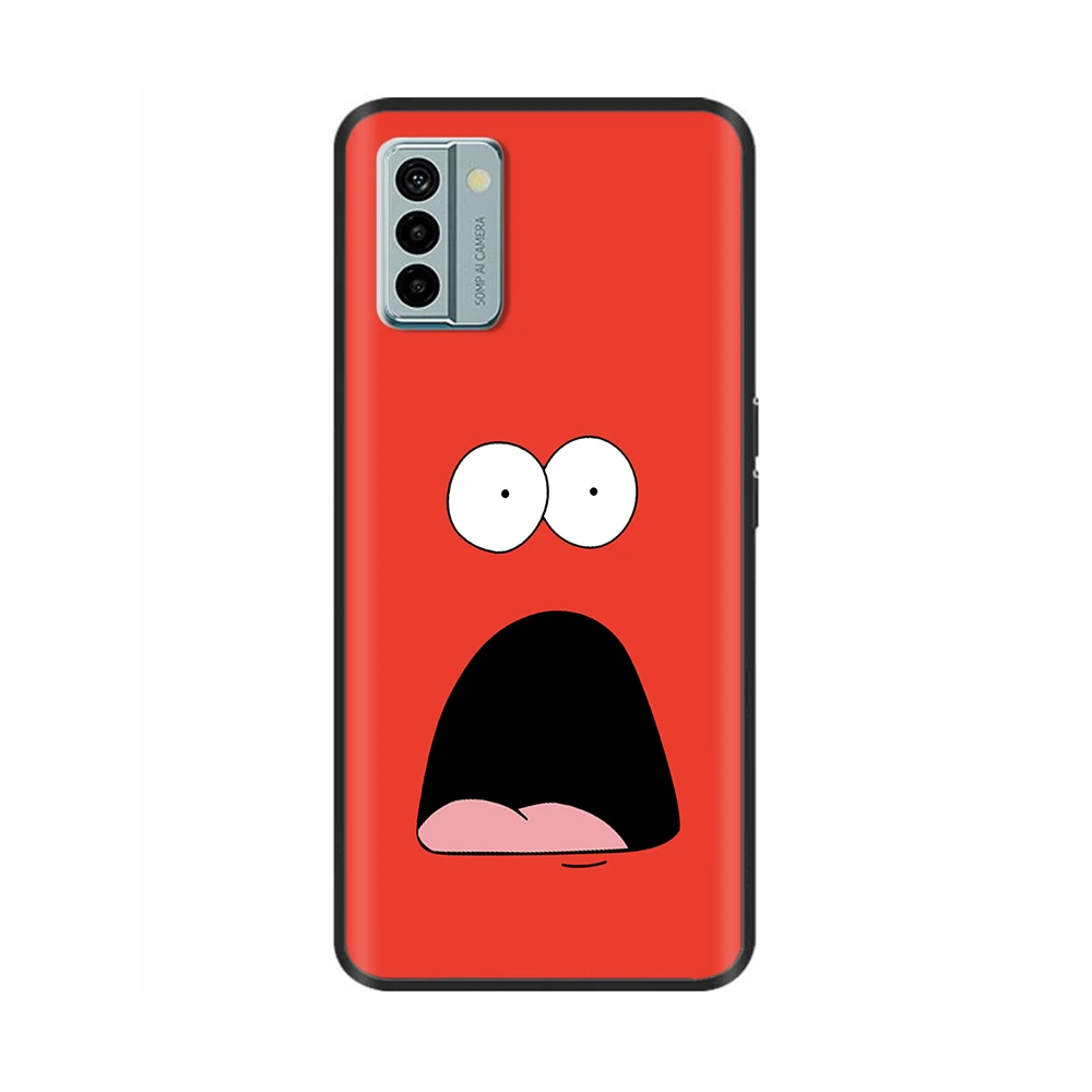Nokia G22 Cool Silicone TPU Protective Shell - Painted Soft Back Cover with Black Bumper