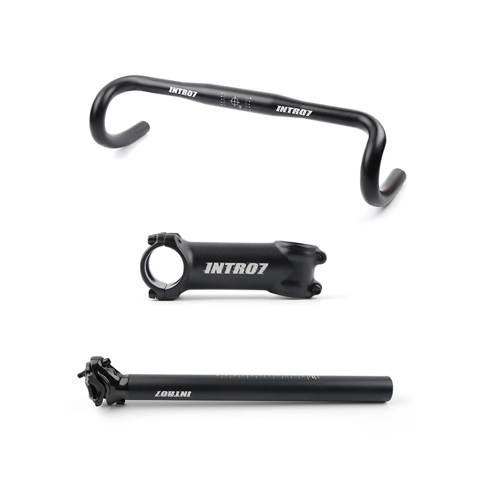 Intro7FixedGearRoadBikeBendHandlebarBarFixieBicycle318mm