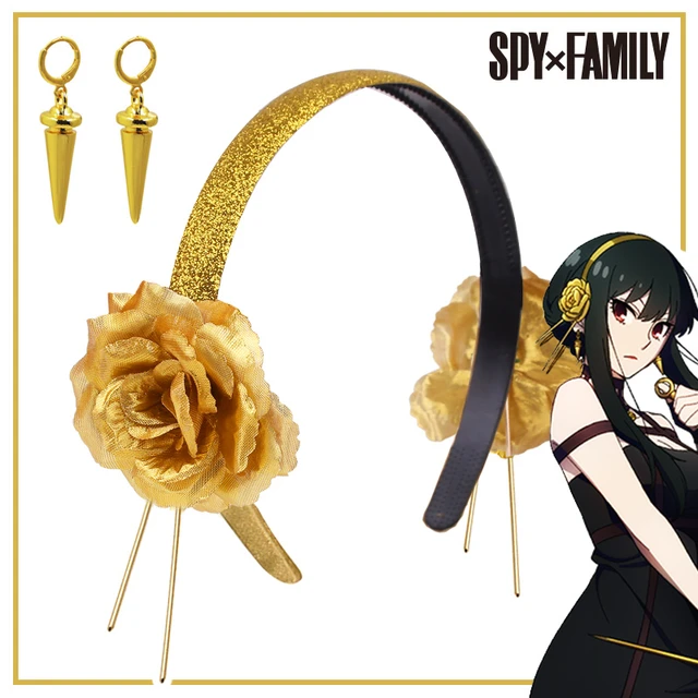 Spy X Family Anime Yor Forger Cosplay Earrings Yor Briar Role Play Party  Jewelry Costume Accessories