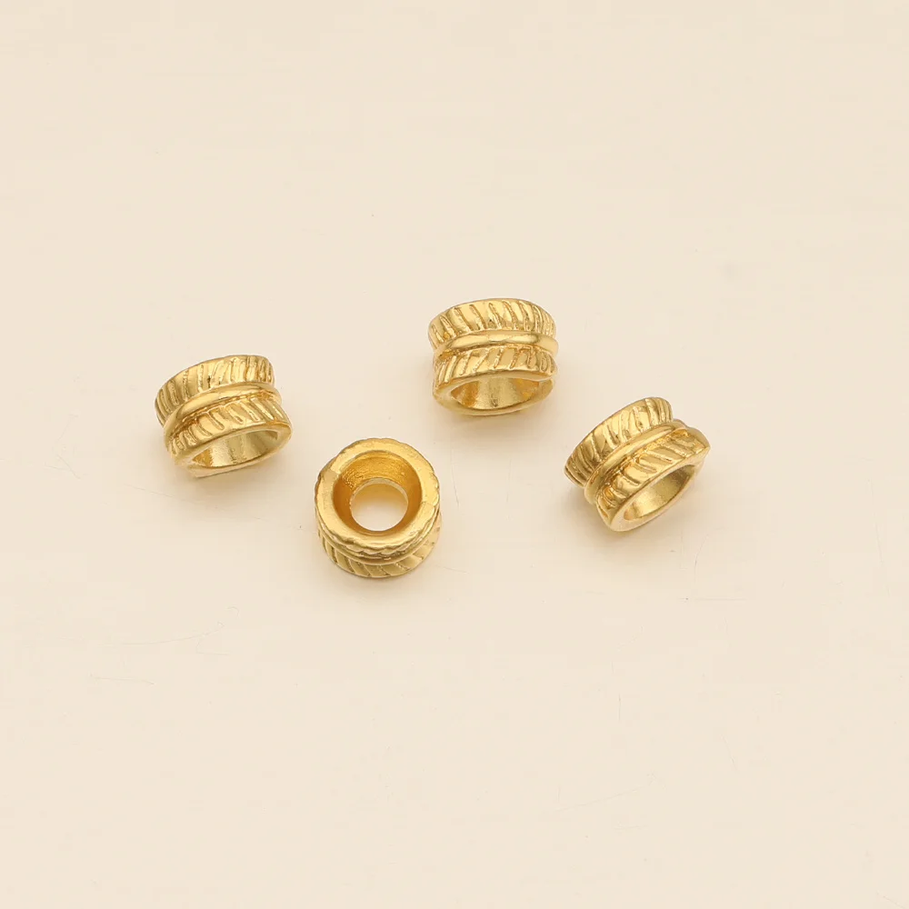 Cordial Design 5*8MM 100Pcs Jewelry Spacer/Cylinder Shape/Genuine Gold Plating/Jewelry Findings & Components/DIY Bead/Hand Made - cordial