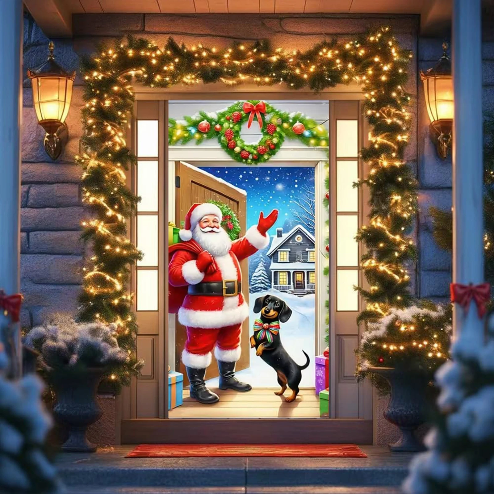 Cute Animals Door Cover 2