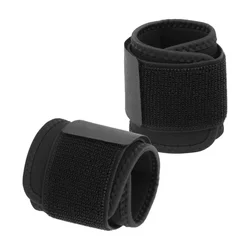 Adjustable Fitness Support Wristbands and Hand Wraps (Black (2PCS))