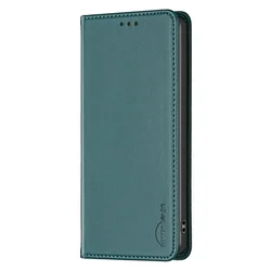 Luxurious Magnetic Flip Leather Phone Case with Card Holder for Samsung A16 (BF18-A)