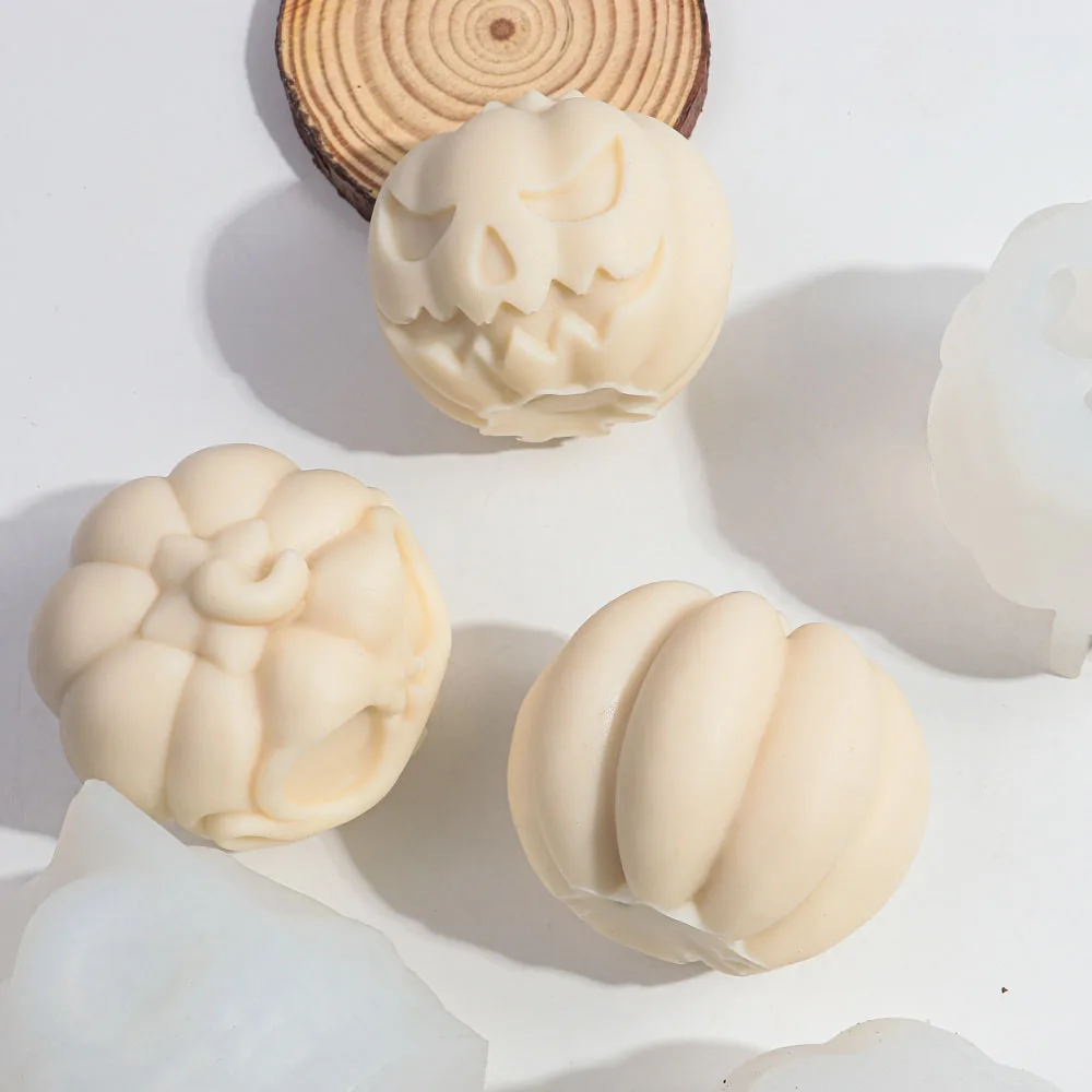 Kürbis Silikonform 6-fach - Halloween Backform Für Kerzen & Küche