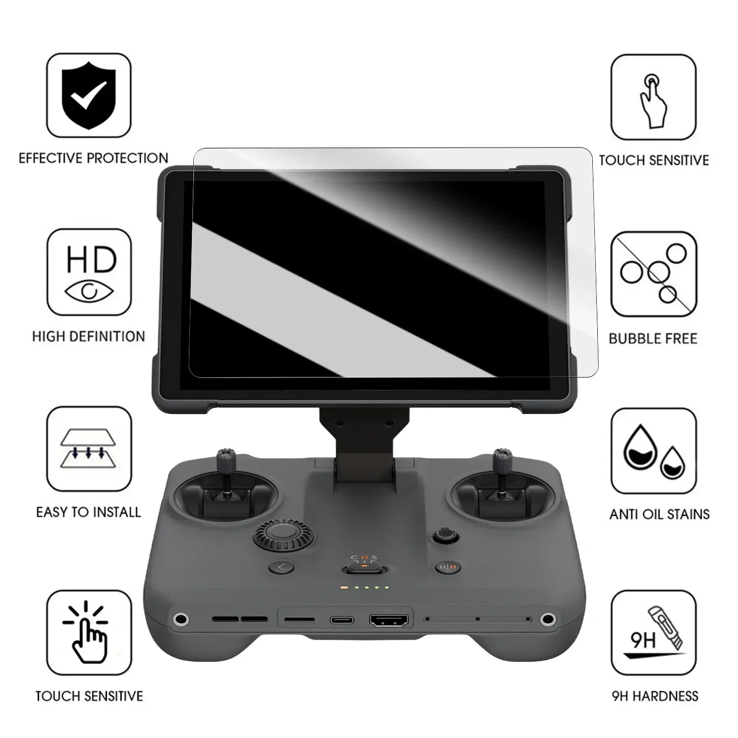 Lot de 3 hélices de Drone RC Pro dans leur boîte de transport, protection optimale pour vos vols
