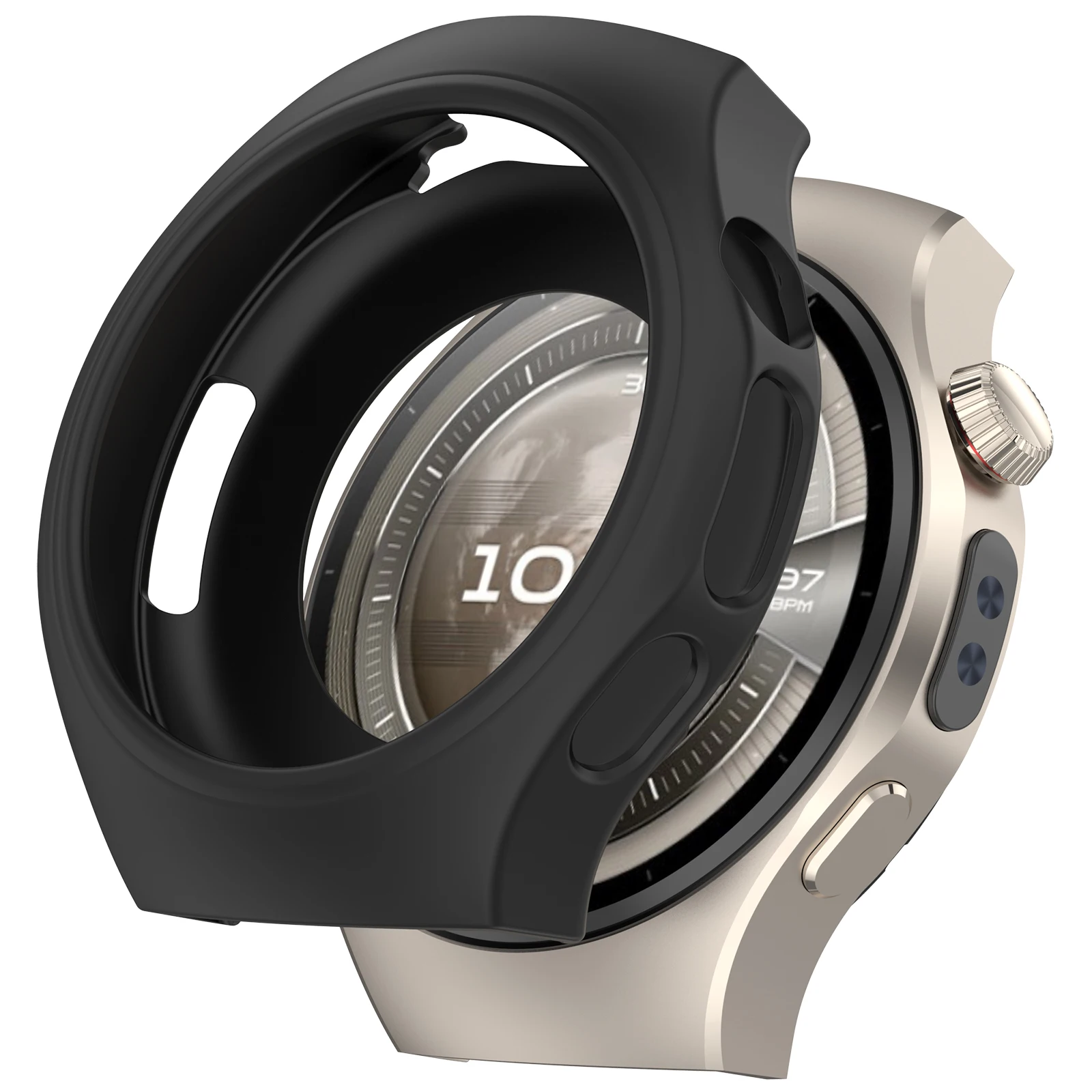 Silicone Protective Cover for Smartwatch - Full Body Soft TPU Hollow Casing