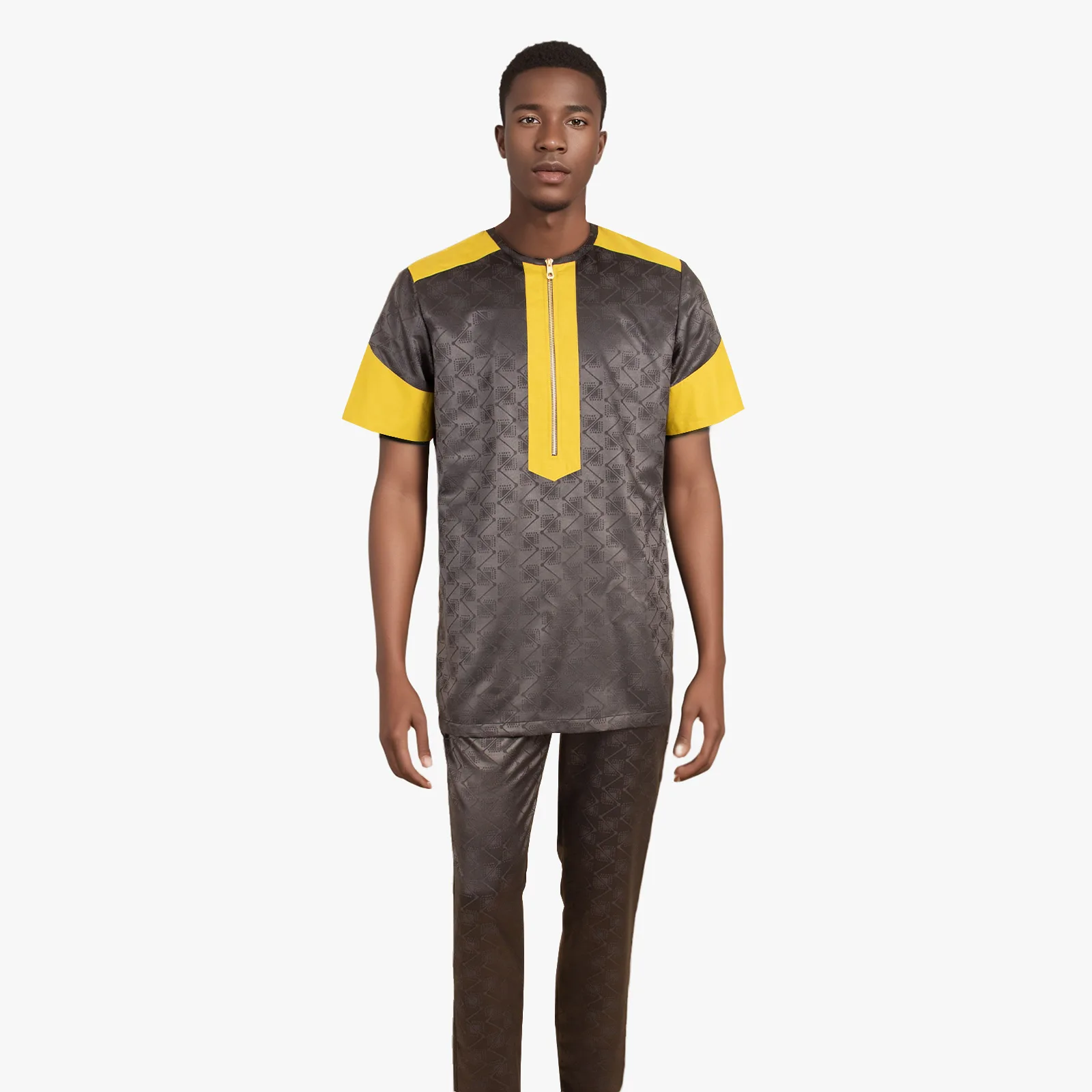 Ensemble Dashiki Africain, Chemise Assortie Et Pantalon/vêtements Africains / Vêtements Pour Hommes Africains / Costume De Mariage /costume De Marié/ Dashiki/ Livraison Gratuite De DHL - Canada