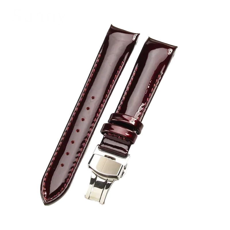 Elegant Genuine Leather Watch Strap - Waterproof & Sweatproof 18mm Women's Band Accessories