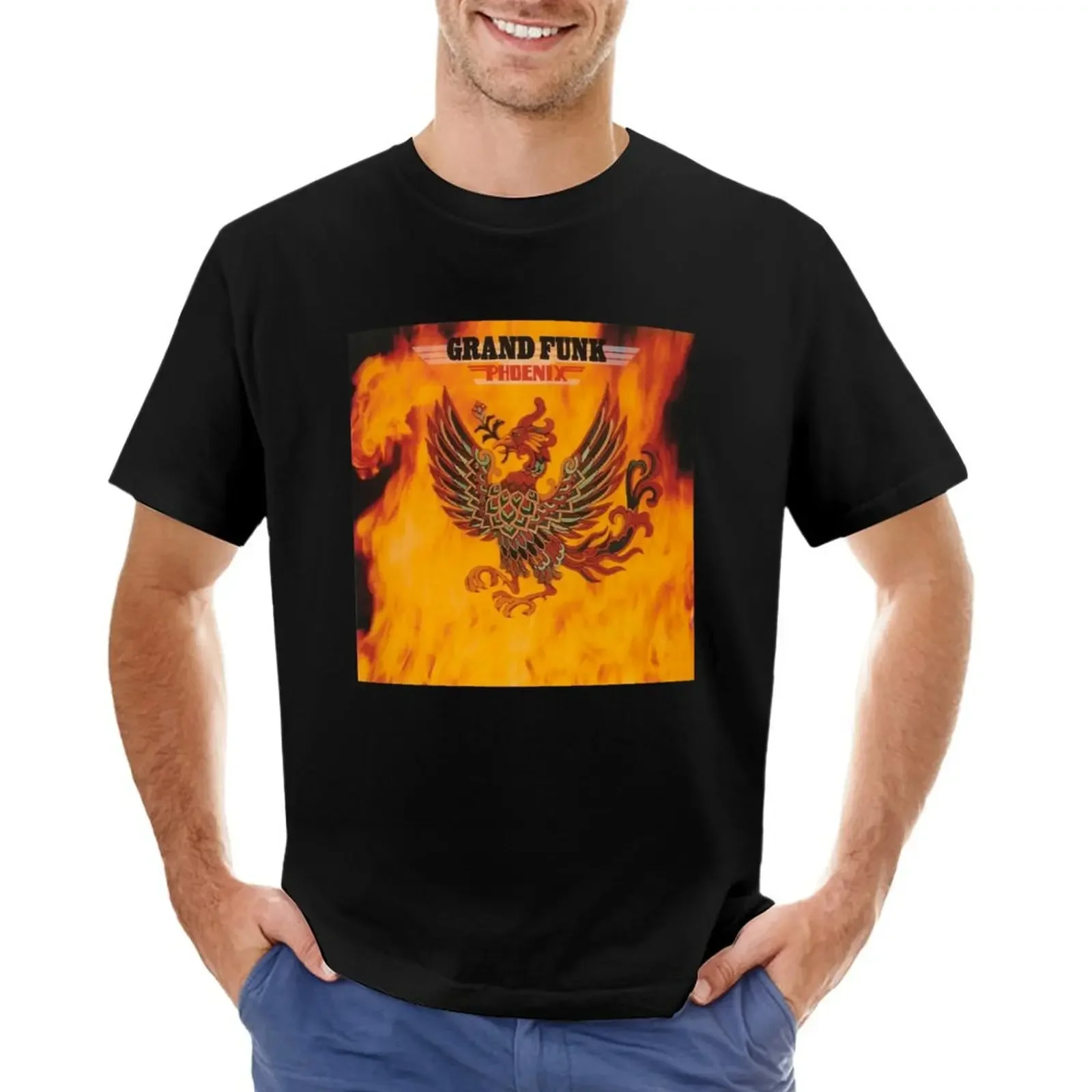Grand Funk Railroad - Phoenix. T-Shirt Animal Prinfor Boys Hippie Clothes Magliette Divertenti Per Uomo
