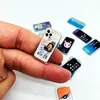 5Pcs/Set 1/6 Simulation Miniature Mini Multi-style Acrylic Mobile Phone Model for Barbies Bjd Dolls Accessorie Kids Pretend Toys 1