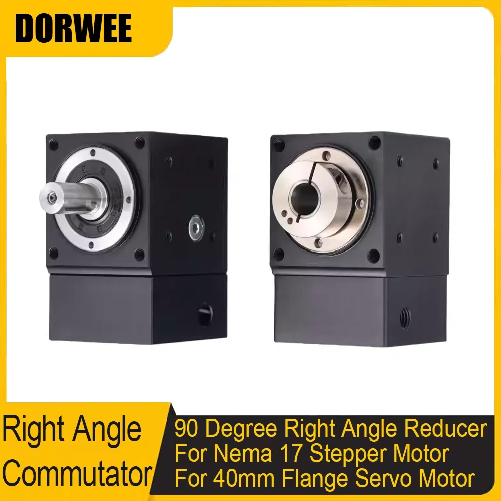 90도 직각 커뮤터 스티어링 기어 5mm/8mm 입력 기어박스 (네마 17 스테퍼 모..