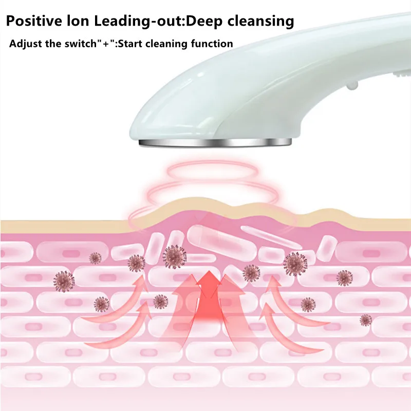 High Frequency Ultrasonic Home Use Beauty Device Electric Anti-wrinkle Ionic Face Skin Tightening Devices Face Clean Skin Lift