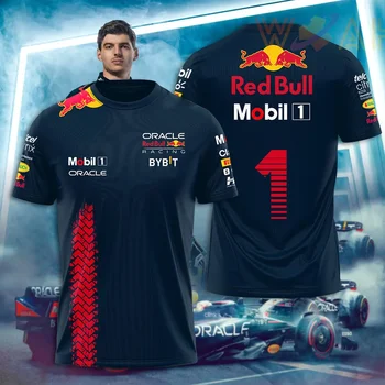 2025 Men’s Red Bull Sports T-Shirt – Racing & Cycling Training Top 1