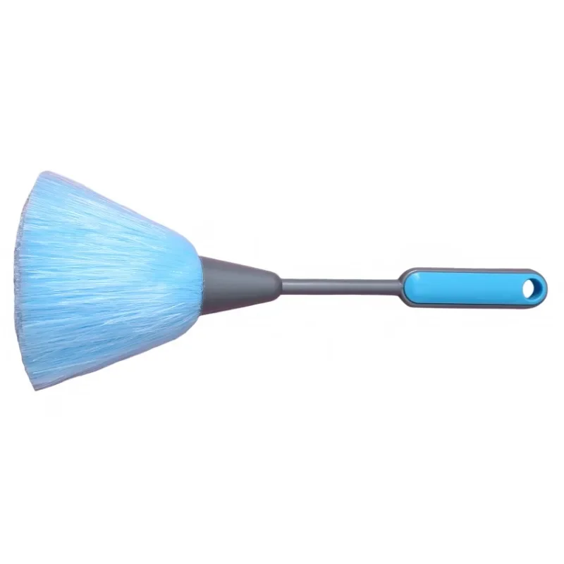 Feather Duster Two-color handle PP silk Computer Keyboard Cleaning Brush Office household Dust Duster