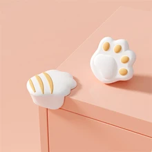 

2PCS Soft Silicone Table Corner Protection Pad Right-angle Table Anti-collision Protection Sharp Corner Baby Anti-collision Pad