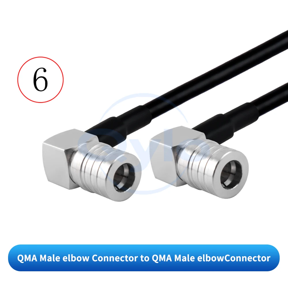 (1 Stück) QMA auf QMA Stecker/Buchse Adapter SYV50-3 QMA auf QMA Koaxialkabelanschluss – Detail 8