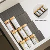2/4/8 Layers Kitchen Spice Drawer Organizer Adjustable Spice Rack Spice Jars Seasoning Bottles Cabinet Pantry Kitchen Organizer 3