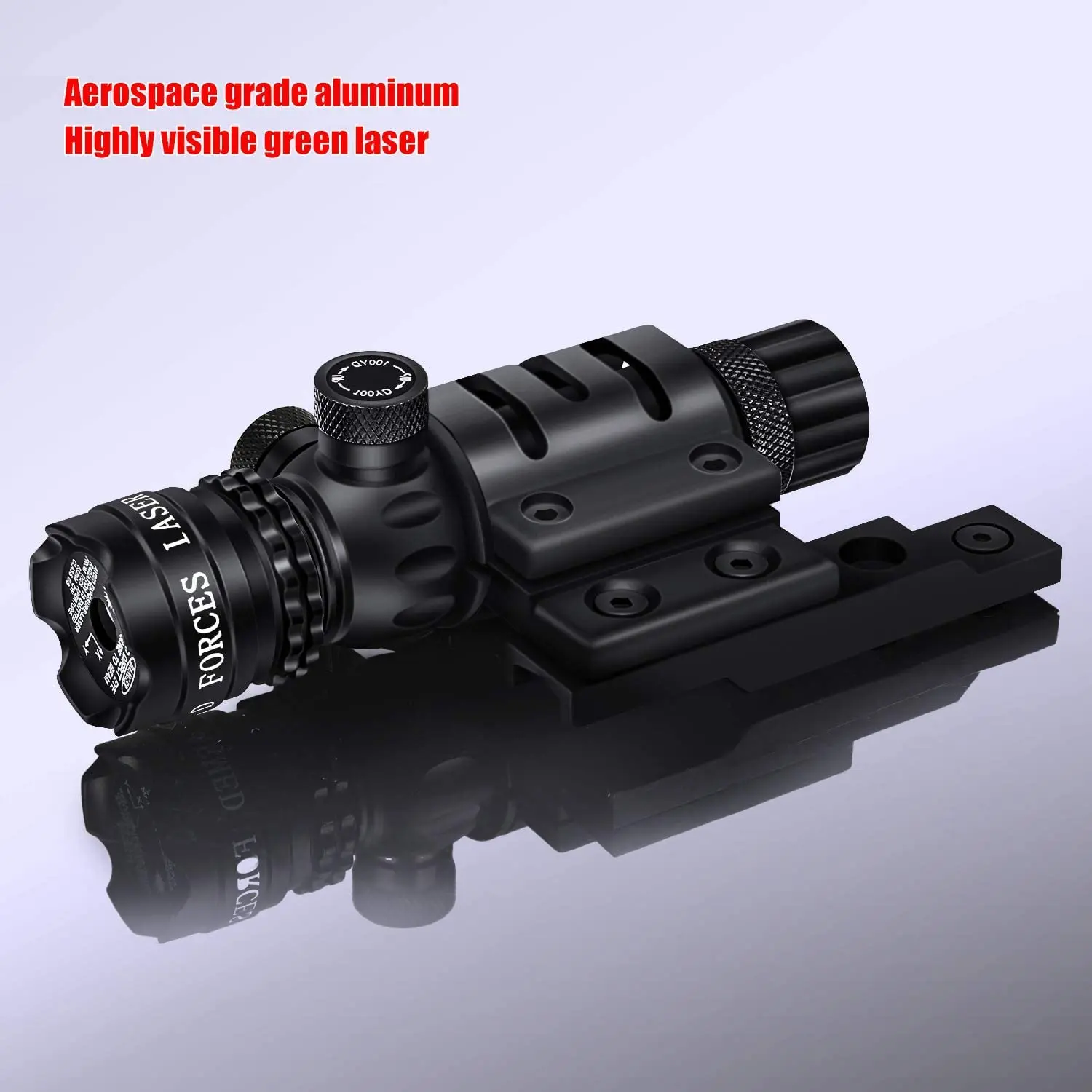 MidTen Riflescope Combo Green Dot Laser Sight 532nm Scope with Pressure Switch Storage Box Fit Picatinny and M-Lok Rail laser sight pressure switch