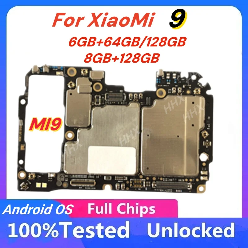 Original Unlocked For Xiaomi Mi9 MI9 SE Motherboard