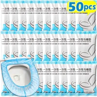 Safe Non-woven Disposable Toilet Pads Portable Waterproof Toilet Paper Pad Maternity Hospital Bathroom Double-layer Pad Covers 2