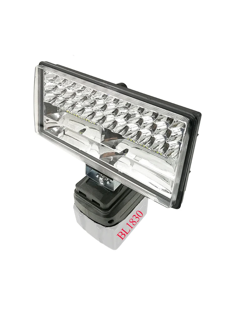 FÜHRTE Arbeit Lichter Taschenlampe Taschenlampe Scheinwerfer Auto Lampe für Makita 18V Li-Ion Batterie Adapter BL1815 BL1830 USB Power bank – Detail 5