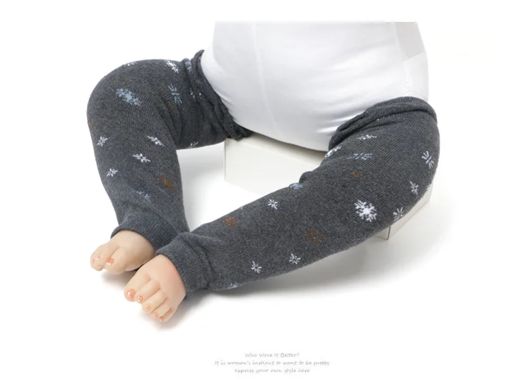Description Picture 2 of itemBaby Leg Warmers Kids Knee Protector Thicken Cotton Leggings Toddler Kneepads Winter Newborn Safety Crawling Socks Knitted