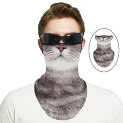Summer Ice Silk Breathable Sports Bandana with 3D Animal Design (5)